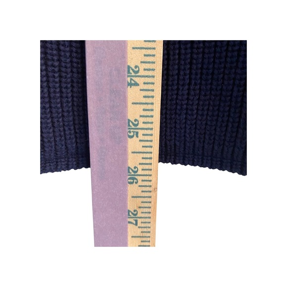 Lauren‎ Ralph Lauren Knit Cotton Gold Button Double Breasted Cardigan Jacket M - Picture 7 of 9